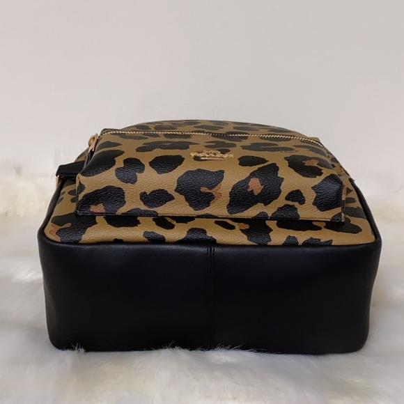 NEW💃COACH MEDIUM CHARLIE BACKPACK LEOPARD - Picture 5 of 10
